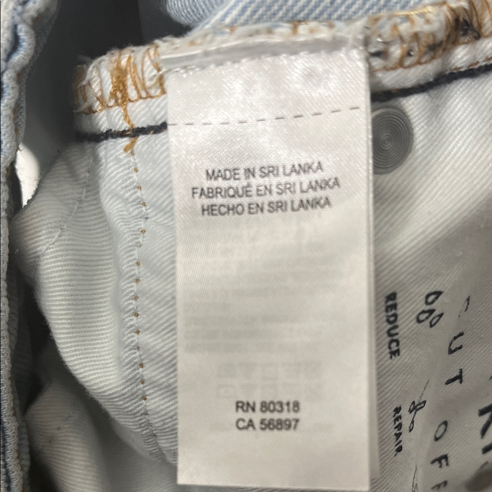 Lucky Brand Light Blue Frayed Jean Shorts - Picture 10 of 10